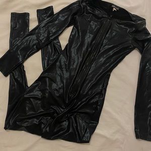Leather jumpsuit